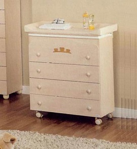 Пеленальный столик А.165 Tender (Mibb, А.165_слоновая кость)